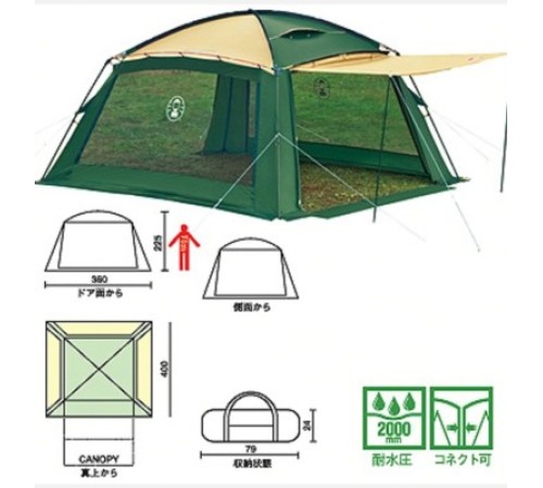 Шатер COLEMAN 360cm-400cm-215cm